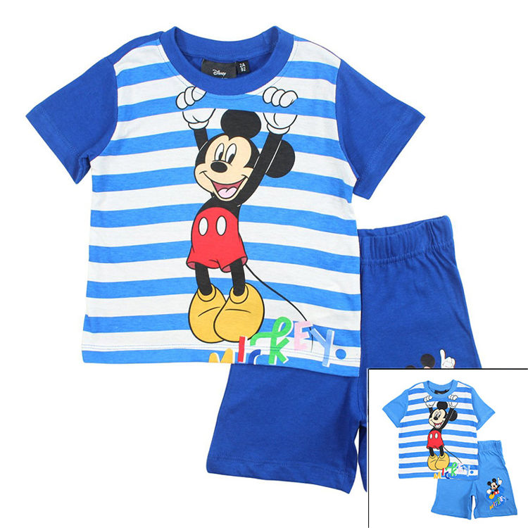 Picture of MIC241346 DISNEY BOYS MICKEY MOUSE 100% COTTON TWO PIECE SET